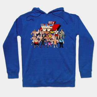 Wrestling Roster 80s Hoodie